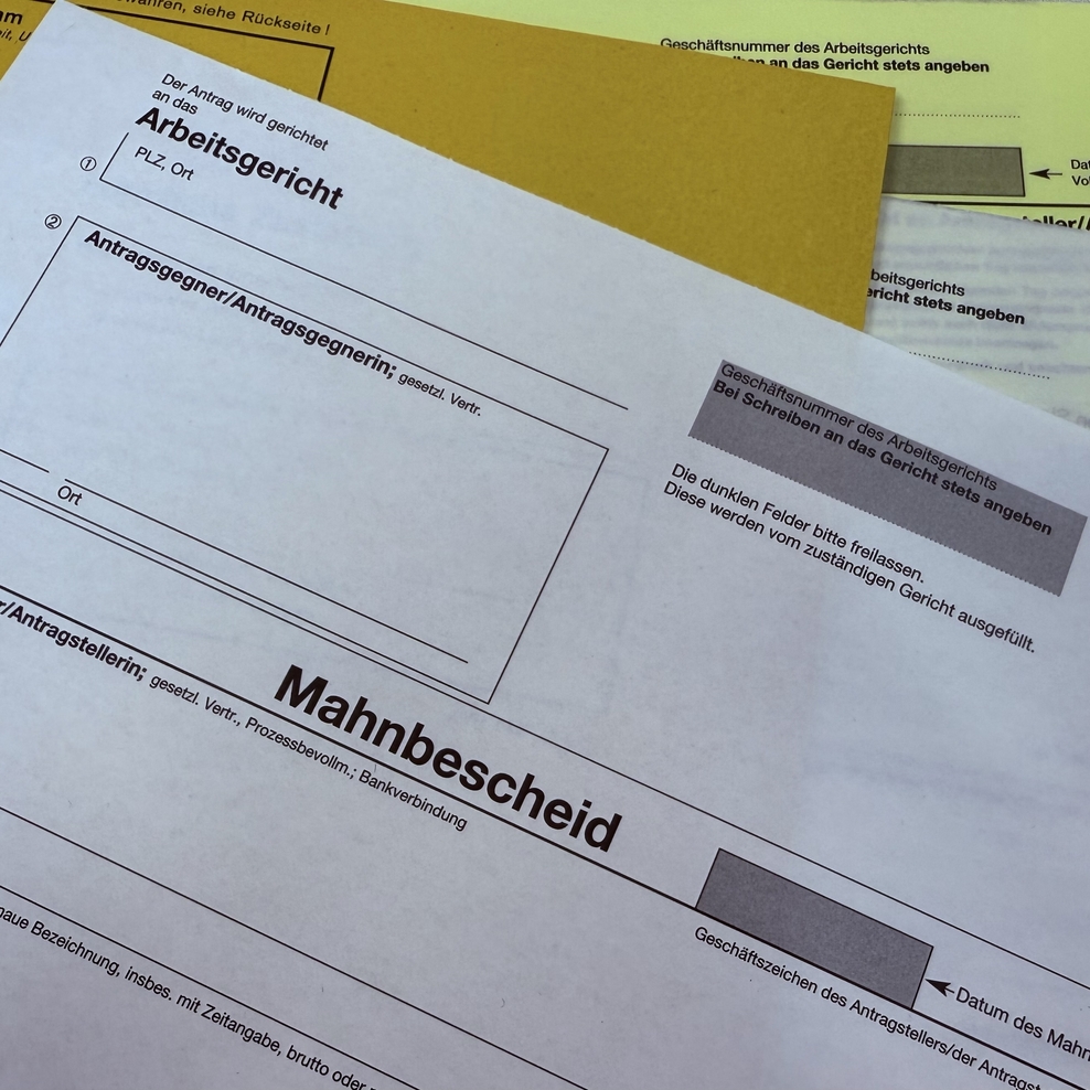 Mahnverfahren